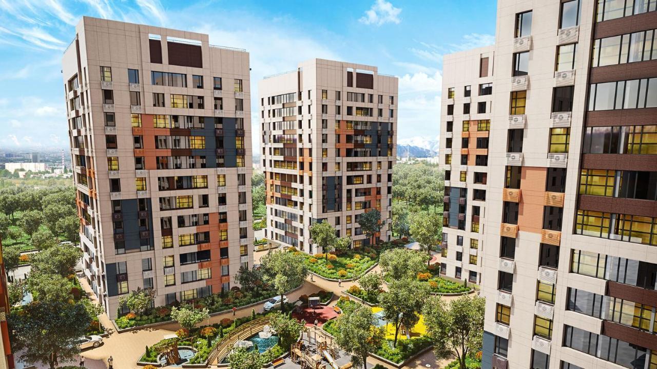 Halal-Apartamenty Рядом Трц Megaalma-Ata Buitenkant foto